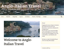 Tablet Screenshot of anglo-italiantravel.com